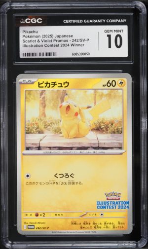 CGC 10 Pikachu (#242/SV-P) / 2025 Pokemon Scarlet & Violet Promos