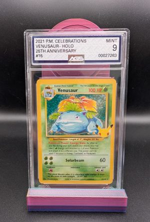 Venusaur 15/102 - Pokémon Celebrations Classic Collection - AGS 9 MINT Holo Rare