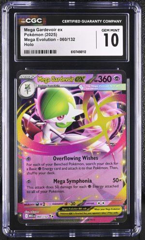 2025 POKEMON MEG EN-MEGA EVOLUTION #060 MEGA GARDEVOIR EX CGC 10