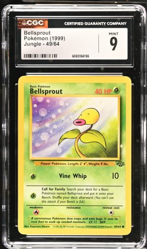 Bellsprout # 49 - 1999 Pokemon Jungle Unlimited - CGC 9 Mint
