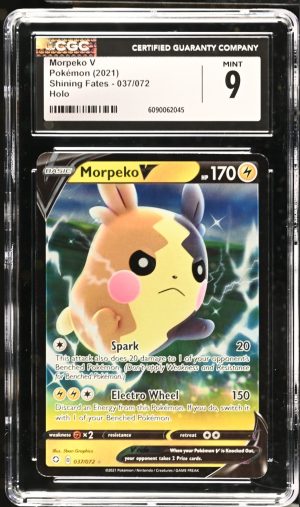 Morpeko V Pokémon TCG 2021 Shining Fates 037/072 CGC 9