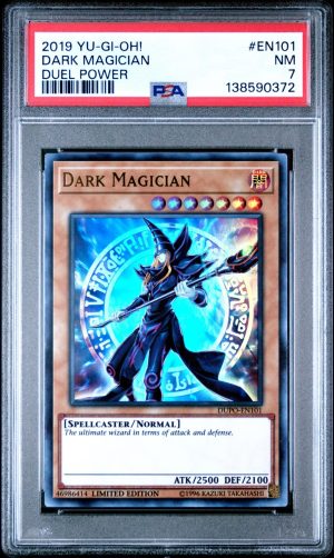 2019 DARK MAGICIAN DUEL POWER PSA 7 MINT #EN101 YUGIOH